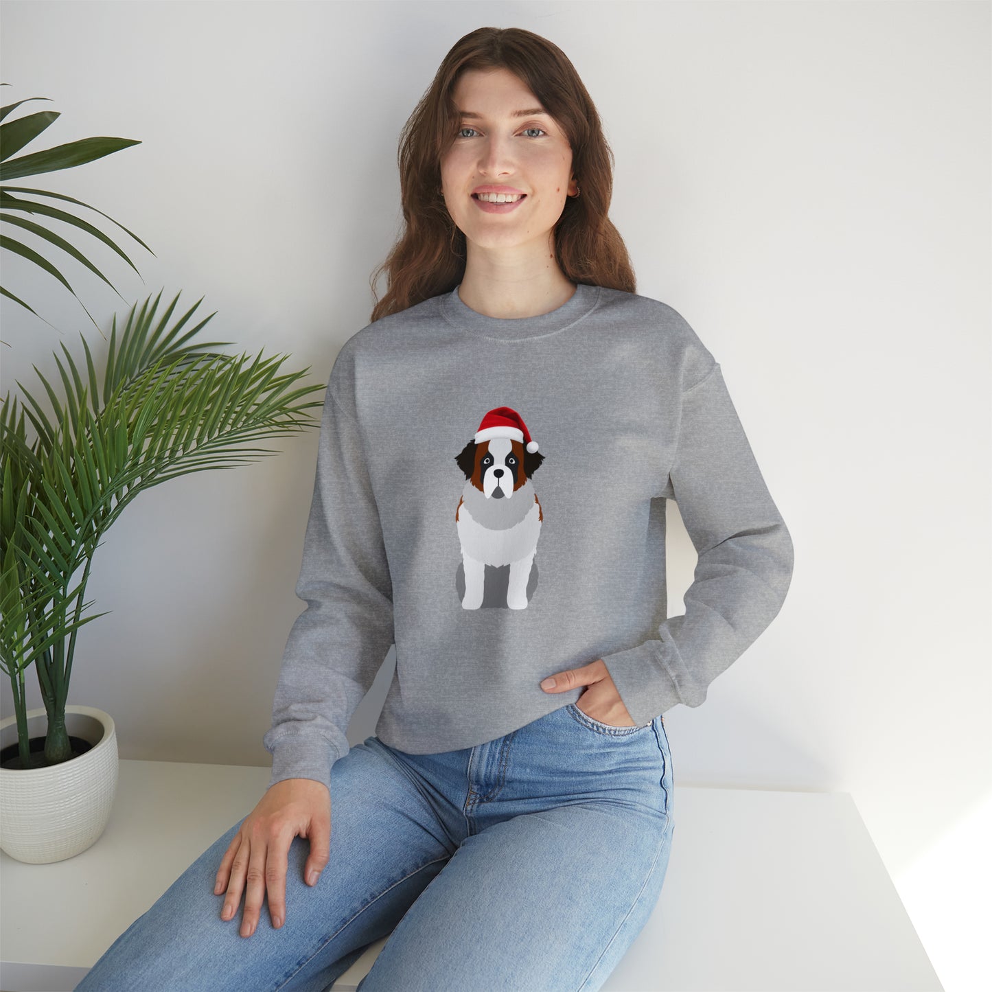 Christmas Bernard Crewneck Sweatshirt