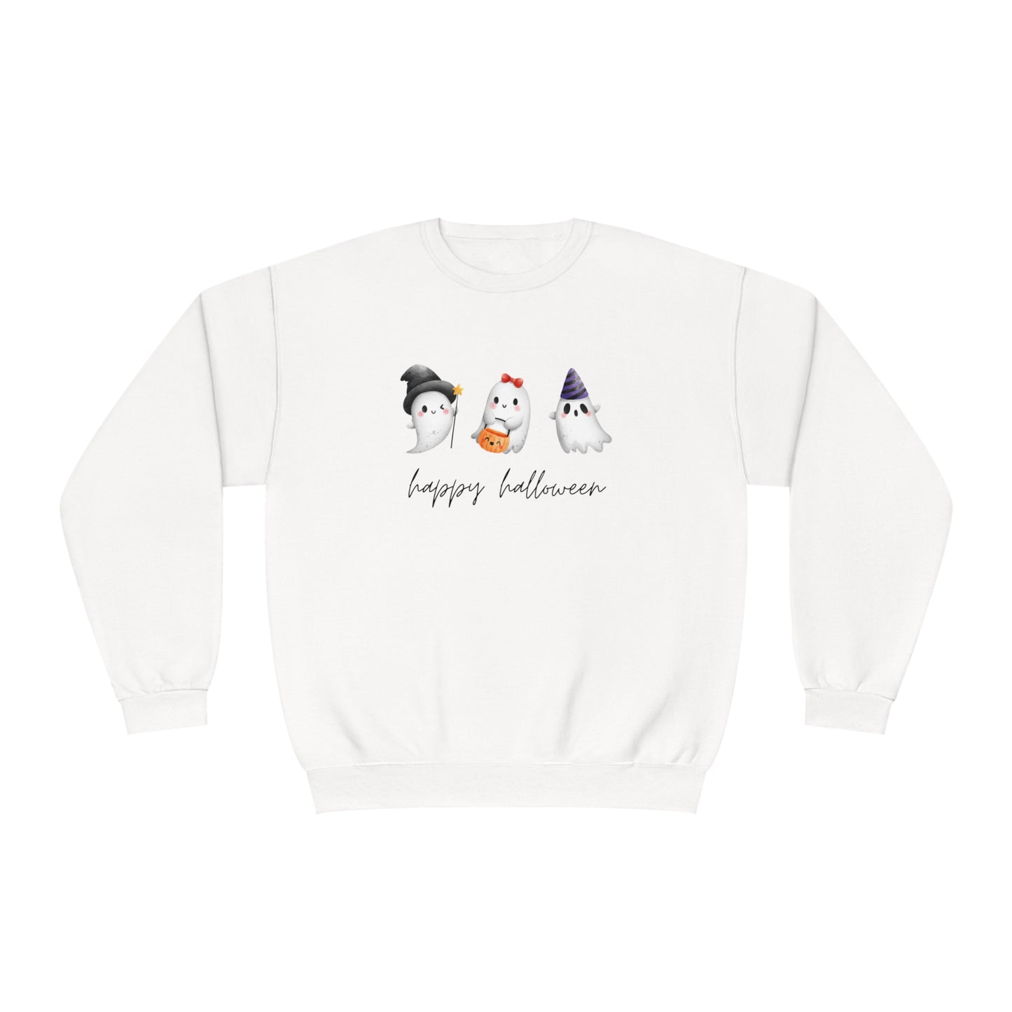 Ghosts Halloween Unisex NuBlend® Crewneck Sweatshirt