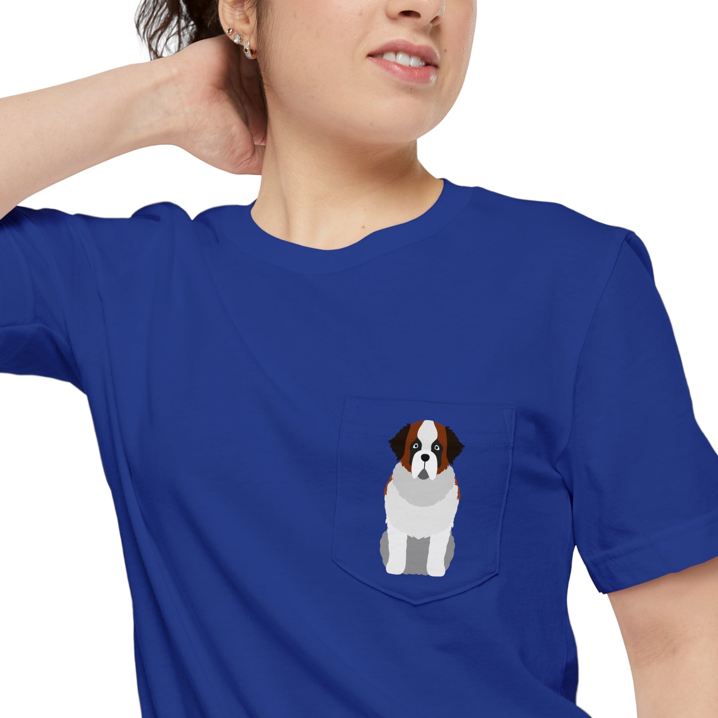 Saint Bernard Unisex Pocket Tee